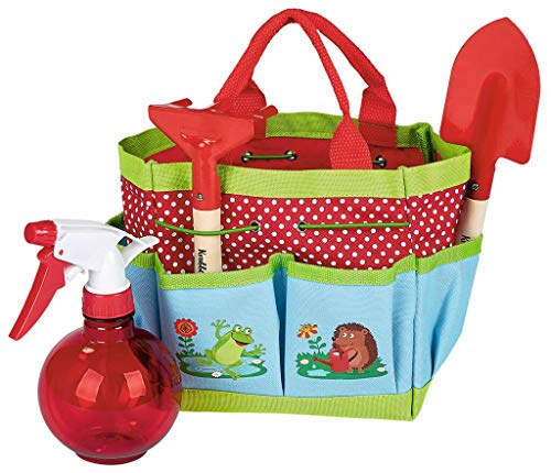 moses. - Krabbelkäfer gefüllte Gartentasche für Kinder, Gartenarbeits-Set mit Tasche, Schaufel, Harke und Sprühflasche von moses