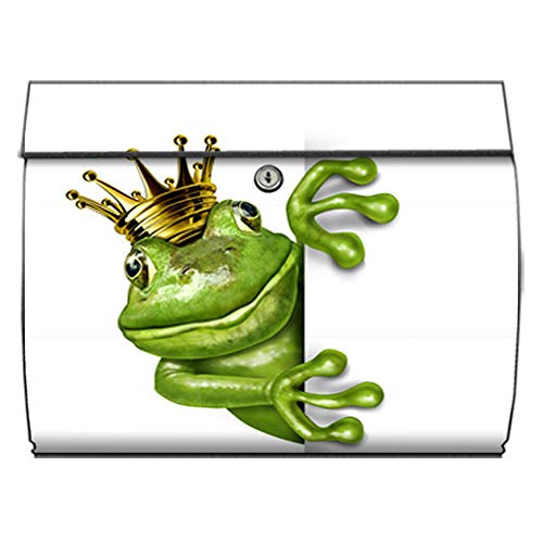 motivX-Ideenwerkstatt Briefkasten Swing Wandbriefkasten mit Motiv Froschkönig von motivX