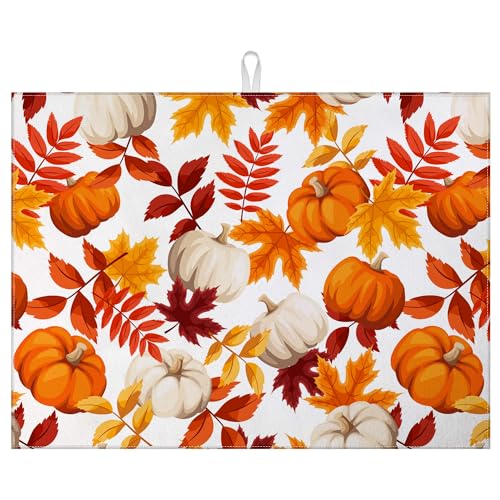 Abtropfmatte für Küchentheke, Erntedankfest, saugfähig, wendbar, Abtropfmatte, Abtropfmatte, 45,7 x 61 cm Abtropfmatte für Küchentheke, Erntedankfest, saugfähig, wendbar, Abtropfmatte, Abtropfmatte, 45,7 x 61 cm von mountanlly