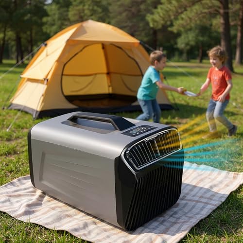 moupeaktain 5400BTU / 5600BTU Wohnmobil-Klimaanlage, 1500 W Klimageräte Schnelle Kühl- Und Heizfunktion, Mobile Klimaanlage Zur Kühlung Von LKW-Wohnwagenzelten, Fernbedienung/App-Steuerung,Silver moupeaktain 5400BTU / 5600BTU Wohnmobil-Klimaanlage, 1500 W Klimageräte Schnelle Kühl- Und Heizfunktion, Mobile Klimaanlage Zur Kühlung Von LKW-Wohnwagenzelten, Fernbedienung/App-Steuerung,Silver von moupeaktain