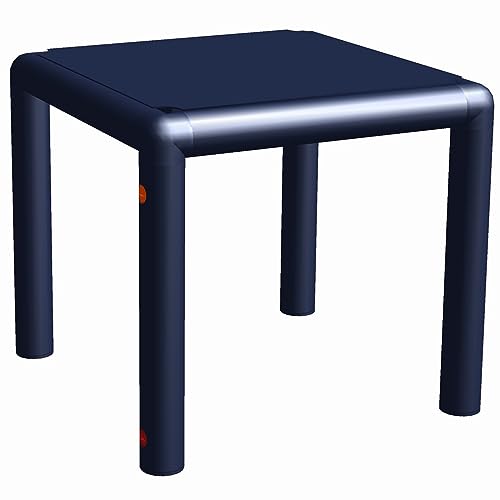 move and stic Hocker Stuhl Beistelltisch titangrau Chair Stool 6594 von move and stic