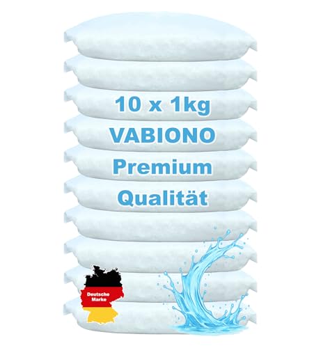 VABIONO 10x Nachüllpackungen à 1 kg für Raumentfeuchter - verhindert Schimmel, Moder, üble Gerüche, Stockflecken - Raum-Entfeuchter von move
