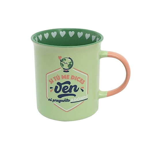 Mr.Wonderful Tasse, wenn du zu mir sagst 'Komm', frage ich nicht wohin, 12 x 15,5 x 18,5 cm von Mr. Wonderful
