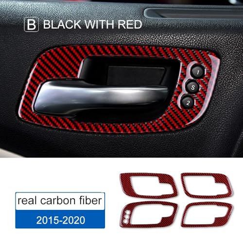 Auto-Innenraum-Türgriff Echte weiche Kohlefaser / Passend for Dodge Charger 2015 2016 2017 2018 2019 2020 2021 2022 2023 Innenverkleidung Seitentürgriffaufkleber Autotürgriff Auto vorne Links(B Black Auto-Innenraum-Türgriff Echte weiche Kohlefaser / Passend for Dodge Charger 2015 2016 2017 2018 2019 2020 2021 2022 2023 Innenverkleidung Seitentürgriffaufkleber Autotürgriff Auto vorne Links(B Black von mraznlbm