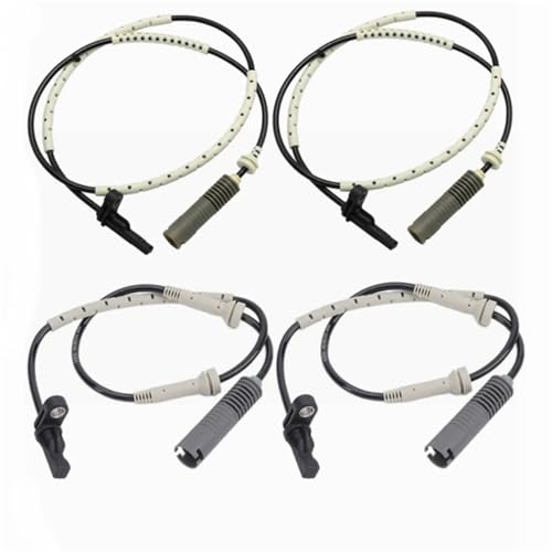 Bremsbelagverschleißsensor 34526870075 34526870077 4Pcs Auto Vorne und Hinten ABS Rad Geschwindigkeit Sensor/Fit for BMW E81 E82 E87 E90 34526760424 34526762476 Bremsbelagdickensensor von mraznlbm