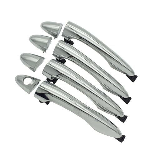 mraznlbm Auto-Außentürgriff 4 Teile/los Vorne Hinten Außen Außentürgriffe Set Chrom 82661-3W000 /Fit for Kia Sportage 2011 2012 2013 2014 2015 2016 Auto Außentürgriff Fahrertür von mraznlbm