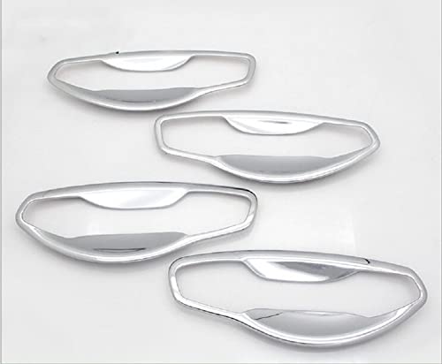 mraznlbm Auto-Außentürgriff Chrom-Autotürgriff-Becherschalenabdeckung/Passend for Hyundai/Passend for Santa Fe / IX45 2013 2014 2015 2016 Auto Außentürgriff Fahrertür von mraznlbm