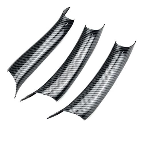 mraznlbm Auto-Innenraum-Türgriff/Passend for BMW X5 X6 F15 F16 2014-2018 Autoinnenraum Kohlefaserstruktur Türgriff Schutzabdeckung Autotürgriff Auto vorne Links(Black) von mraznlbm