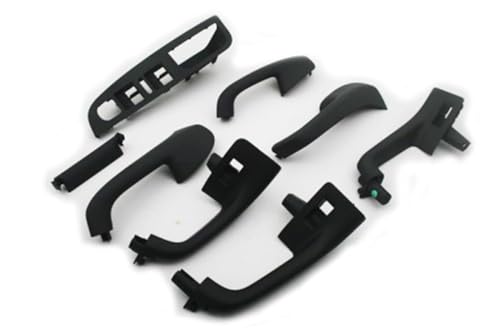 mraznlbm Auto-Innenraum-Türgriff Innen Haltegriff Set Satin Schwarz for Volkswagen/Fit for VW Golf Jetta MK5 Autotürgriff Auto vorne Links mraznlbm Auto-Innenraum-Türgriff Innen Haltegriff Set Satin Schwarz for Volkswagen/Fit for VW Golf Jetta MK5 Autotürgriff Auto vorne Links von mraznlbm