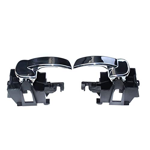 mraznlbm Auto-Innenraum-Türgriff Türinnengriff vorne hinten links rechts/Passend for Nissan Pathfinder R51 Navara D40 2005–2018 Autotürgriff Auto vorne Links(Left X1 and Right X1) von mraznlbm