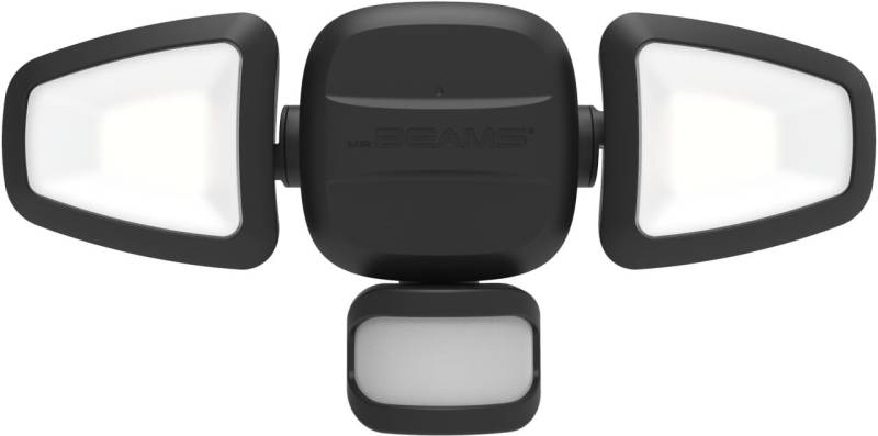 Mr Beams LED Batterielicht Security Light 750lm, 5000K, schwarz von mrbeams