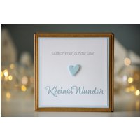 Geschenk Zur Geburt | Kleines Wunder Mit Geschenkschachtel von mrsfannycreate