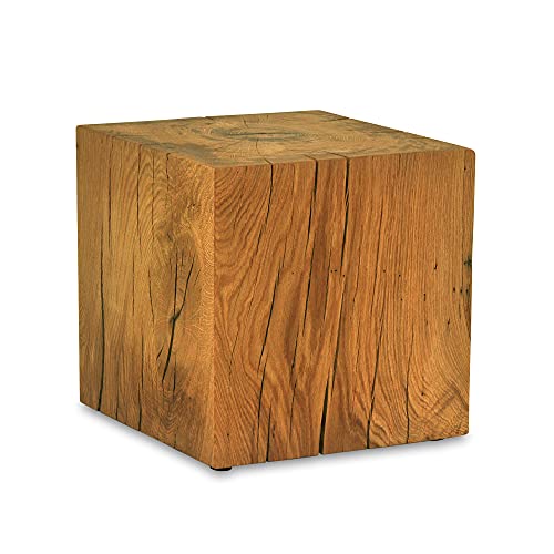 ms factory Holzblock Eiche Massiv - Handgefertigter Holzklotz - Rustikale Holzsäule - Beistelltisch Hocker Dekosäule - 30 x 30 x 70 cm ms factory Holzblock Eiche Massiv - Handgefertigter Holzklotz - Rustikale Holzsäule - Beistelltisch Hocker Dekosäule - 30 x 30 x 70 cm von ms factory