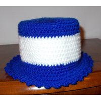 Klohut -Klohütchen Toilettenpapier Hut Blau/Weiss Klohut -Klohütchen Toilettenpapier Hut Blau/Weiss von msgfashion