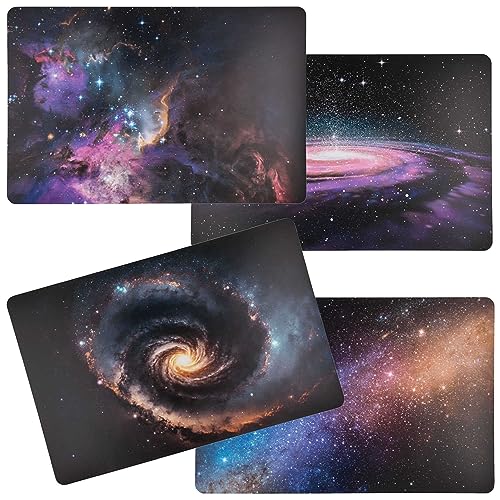 Tischset ''Galaxy'' - 4er Set Weltraum Platzset - 43x28 cm - wasserfest - Schutzmatte Malunterlage Bastelunterlage Kinder von mtb more energy