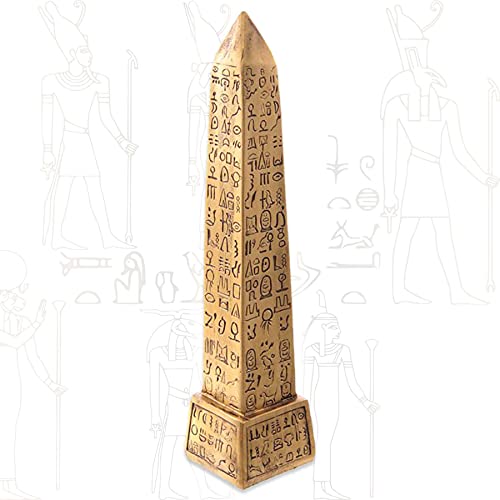mtb more energy Deko Figur ''Ancient Obelisk'' - goldene Säule mit ägyptischen Hieroglyphen - Höhe 22 cm - Dekoration Ägypten Statue Aufsteller mtb more energy Deko Figur ''Ancient Obelisk'' - goldene Säule mit ägyptischen Hieroglyphen - Höhe 22 cm - Dekoration Ägypten Statue Aufsteller von mtb more energy