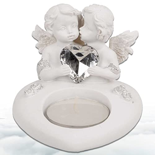 mtb more energy Deko Teelichthalter ''Loving Heart Angel'' - Engel mit Kristallherz Kerzenhalter - Höhe 9 cm - Fantasy Figur Dekoration mtb more energy Deko Teelichthalter ''Loving Heart Angel'' - Engel mit Kristallherz Kerzenhalter - Höhe 9 cm - Fantasy Figur Dekoration von mtb more energy