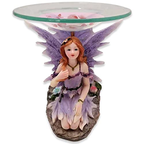 mtb more energy Duftlampe ''Fairy Garden'' - Fee Nymphe Duftlicht Aromalampe Teelichthalter - Höhe 10 cm - Figur Geschenk Deko von mtb more energy