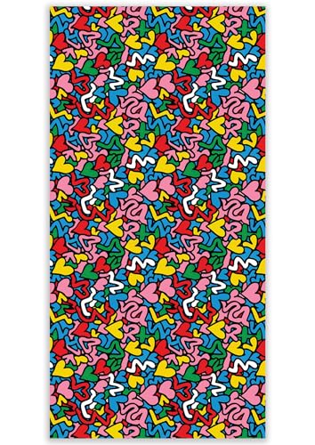 mubusi Vinyl Teppich – Modell Amore 100x200 cm - Verschiedene Größen, 25 Maße verfügbar – Große PVC-Teppiche – Teppich für Küche, Flur und Wohnzimmer von mubusi