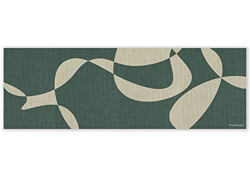 mubusi Vinyl Teppich Küche Lounge - Verschiedene Größen - (Wald 80x240 cm) von mubusi