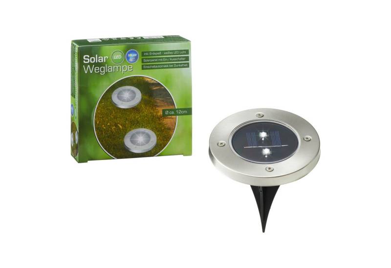 mucHome LED Solarleuchte Solar LED Wegeleuchte Set, 3 Stück Edelstahl/ABS 12cm reinweiß mucHome LED Solarleuchte Solar LED Wegeleuchte Set, 3 Stück Edelstahl/ABS 12cm reinweiß von mucHome