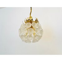 Amazing Floral Mid-Century Modern Crystal Glass Chandelier By Ernst Palme | 1960S von mucdesign