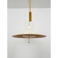 Unique Mid-Century Modern Pendant Lamp With Counterweight By Vereinigte Werkstätten München | 1950S Unique Mid-Century Modern Pendant Lamp With Counterweight By Vereinigte Werkstätten München | 1950S von mucdesign