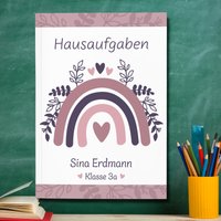 Hausaufgabenheft Regenbogen #2 Din A5 - 48 Blatt Mit Name Und Klasse Hausaufgabenheft Regenbogen #2 Din A5 - 48 Blatt Mit Name Und Klasse von muckki