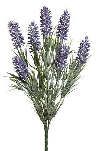 Lavendelbusch Stecker 34cm künstlicher Lavendel Kunstblumen Kunstpflanzen Lavendula von mucplants