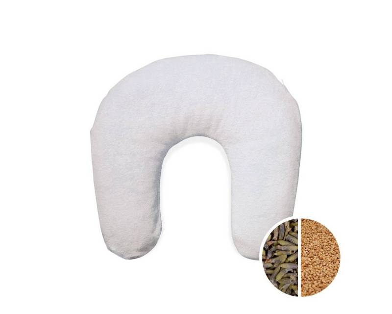 mudis Nackenstützkissen, Füllung: Bio Hirse (kbA) und Bio Lavendelblüten, Bezug: Baumwolle (Bio), Füllung variabel von mudis