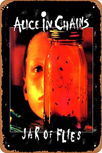 Alice in Jar of Flies Chains Tour 2019 2020 Bentang Poster 30,5 x 20,3 cm Vintage Metall Blechschild Wohnkultur Garage Man Cave Wandkunst von muecddoa