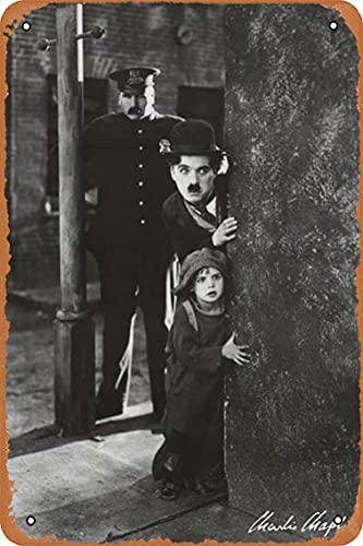 Filmposter Charlie Chaplin The Kid Movie Blechschild 20,3 x 30,5 cm von muecddoa