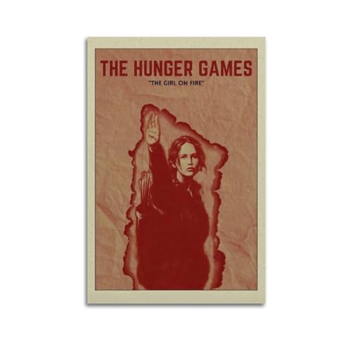 muegrbgs Poster, Motiv: "The Hunger Games", Vintage-Poster, dekoratives Gemälde für Wohnzimmer, Schlafzimmer, elegantes ästhetisches Poster, 30 x 45 cm, ungerahmter Stil muegrbgs Poster, Motiv: "The Hunger Games", Vintage-Poster, dekoratives Gemälde für Wohnzimmer, Schlafzimmer, elegantes ästhetisches Poster, 30 x 45 cm, ungerahmter Stil von muegrbgs