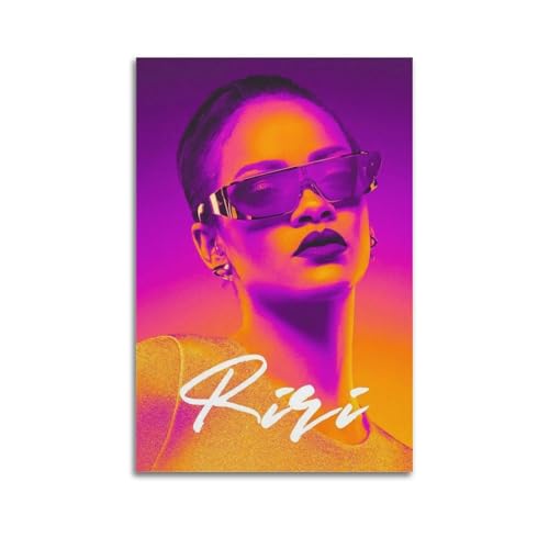 muegrbgs Rihanna-Poster, Wandkunst, Vintage-Poster, dekoratives Gemälde für Wohnzimmer, Schlafzimmer, elegantes ästhetisches Poster, 30 x 45 cm, ungerahmter Stil muegrbgs Rihanna-Poster, Wandkunst, Vintage-Poster, dekoratives Gemälde für Wohnzimmer, Schlafzimmer, elegantes ästhetisches Poster, 30 x 45 cm, ungerahmter Stil von muegrbgs