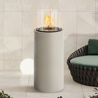 muenkel design Sid [Ethanol Feuerstelle für den Innen- und Außenbereich]: Ecru, 107 cm von muenkel design