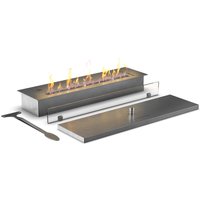 muenkel design safety burner [manueller Ethanol Brenner]: 600 mm - 1x Schutzglas von muenkel design