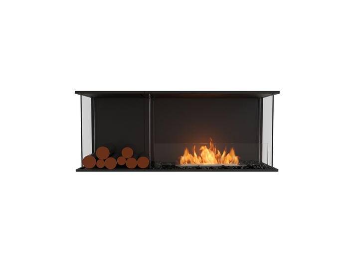 EcoSmart Flex - Dreiseitig offen [Ethanol Einbau Gehäuse]: Flex50 - Holzbox linksseitig von muenkel.eu