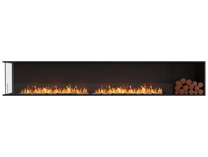 EcoSmart Flex - Front + links offen [Ethanol Einbau Gehäuse]: Flex122 - Holzbox rechtsseitig von muenkel.eu