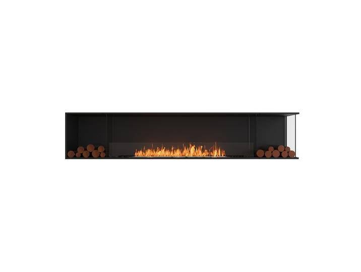 EcoSmart Flex - Front + rechts offen [Ethanol Einbau Gehäuse]: Flex104 - Holzbox doppelseitig von muenkel.eu