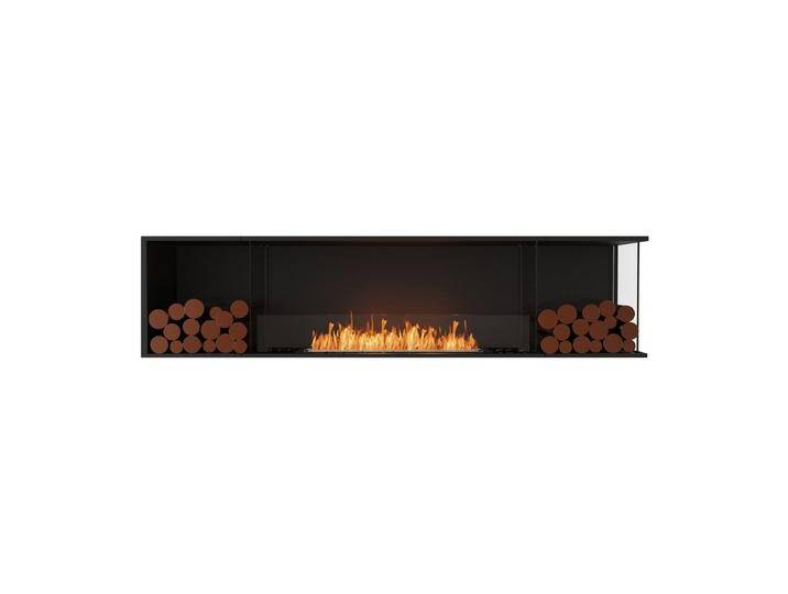EcoSmart Flex - Front + rechts offen [Ethanol Einbau Gehäuse]: Flex86 - Holzbox doppelseitig von muenkel.eu