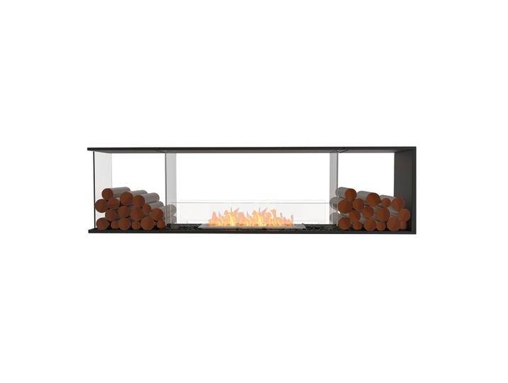 EcoSmart Flex - Raumtrenner - Dreiseitig geöffnet [Ethanol Einbau Gehäuse]: Flex78 - Holzbox doppelseitig von muenkel.eu