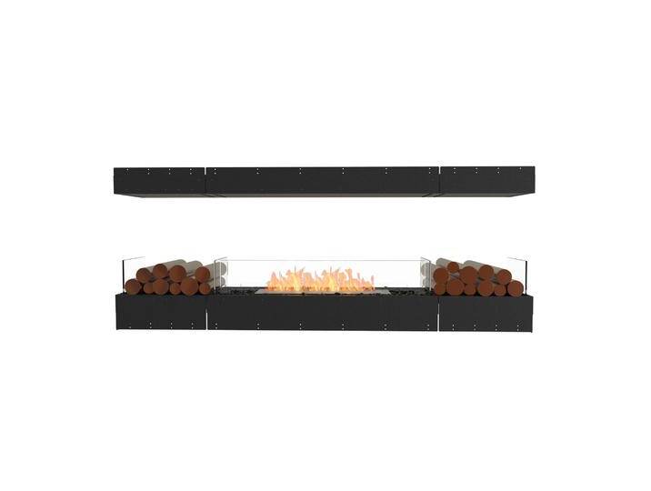 EcoSmart Flex - Raumtrenner - Insel [Ethanol Einbau Gehäuse]: Flex78 - Holzbox doppelseitig von muenkel.eu