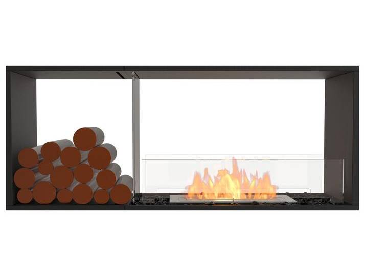 EcoSmart Flex - Raumtrenner - Tunnel [Ethanol Einbau Gehäuse]: Flex50 - Holzbox einseitig von muenkel.eu