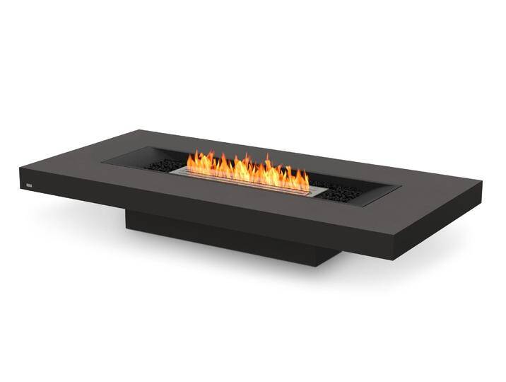 EcoSmart Gin [Feuertisch-Serie mit Ethanol Linienbrenner]: Low - Graphite von muenkel.eu