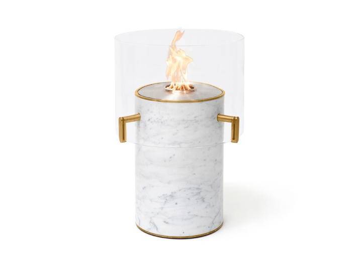 EcoSmart PILLAR 3T [Design Ethanol Kamin]: Marble white von muenkel.eu