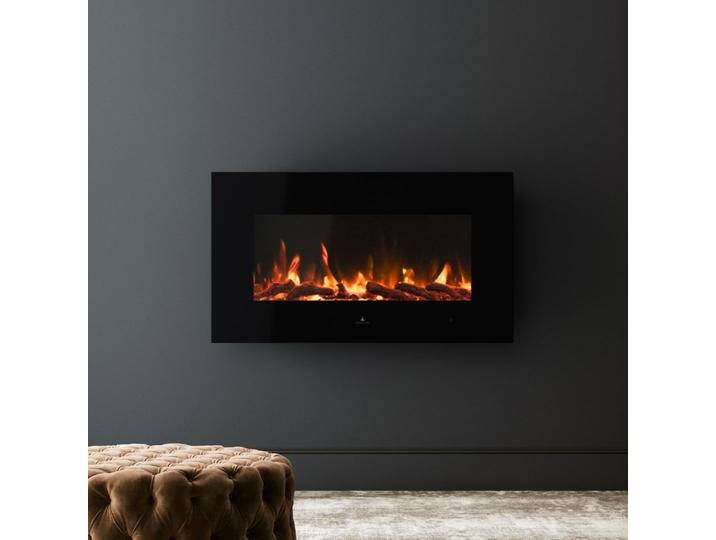 Noble Flame EVOKE 900 Schwarz [Elektro Wandkamin] von muenkel.eu