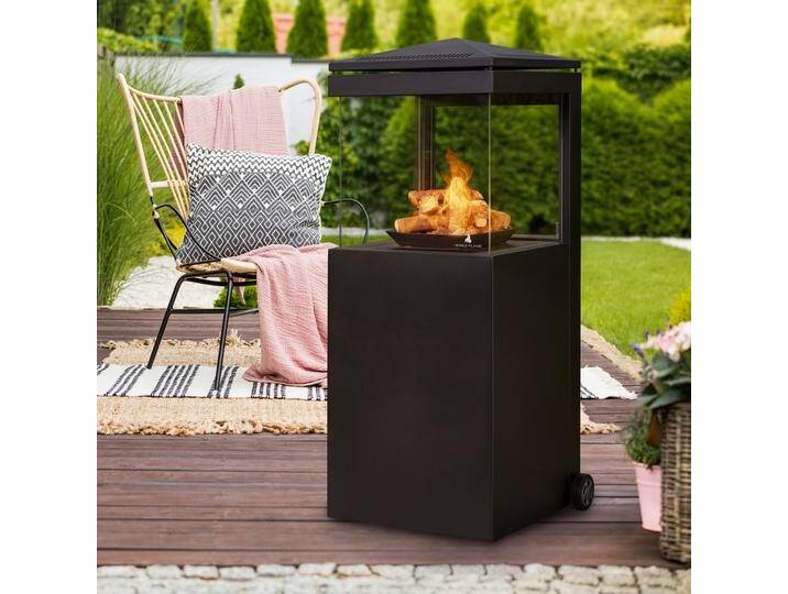 Noble Flame RAGNA [moderner Gaskamin Außenbereich] von muenkel.eu