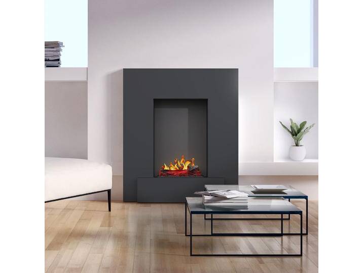 Noble Flame SUVA 950 FS [Opti-myst Elektrokamin mit Heizung]: Schwarz-grau - Schwarz, spiegelnd von muenkel.eu