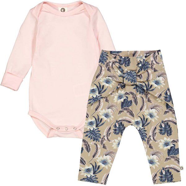 müsli Set aus Babysweathose und Langarmbody von müsli