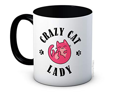 mug-tastic Crazy Cat Lady - Lustig Hochwertigen Kaffee Tee Tasse von mug-tastic